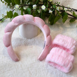 Skincare Headband & Wristband Set