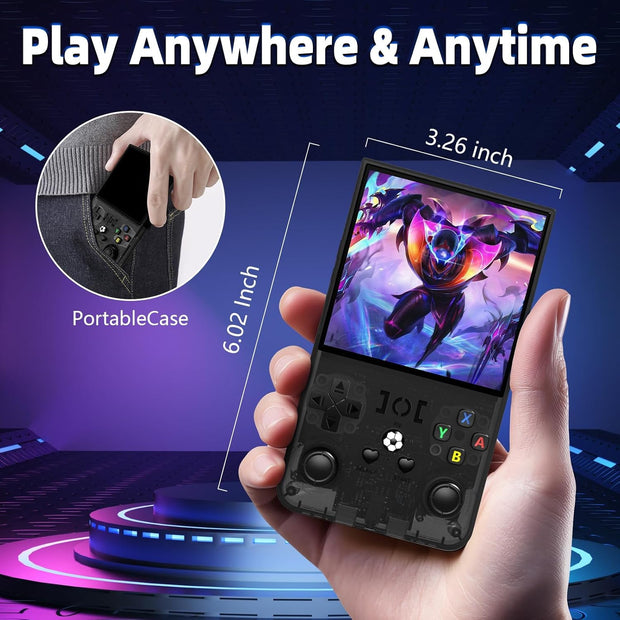 Handheld Game Console – 4" IPS Screen, 18,000+ Classics, 64GB, 10-Hour Battery