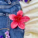 Tropical Flower Hair Clips