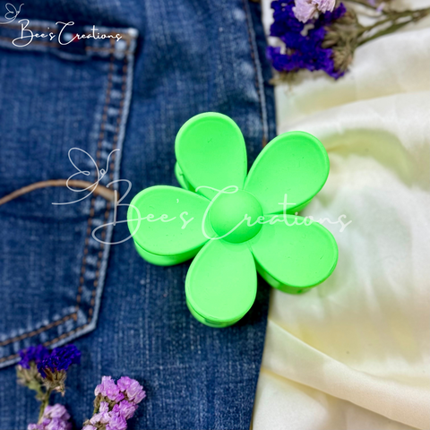 Flower Claw Hair Clip